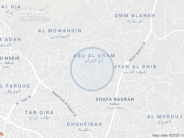 قطعة ارض حوض أبو القرام مساحة 800م في شفا بدران