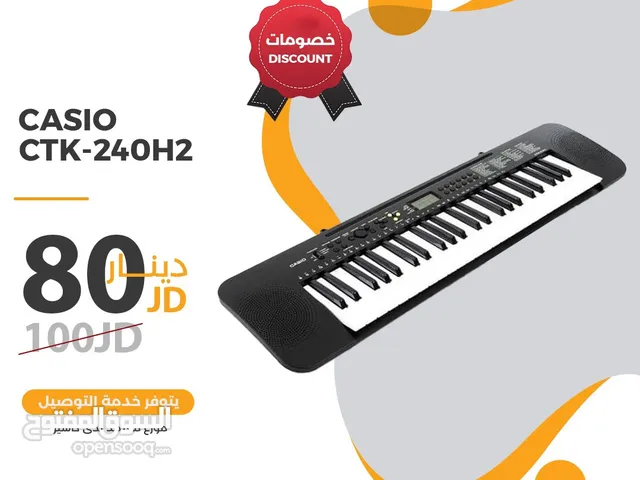 بيانو CASIO CT-K240 جديد ضمان 2 سنه من معرض جواهر موسيقى بافضل سعر