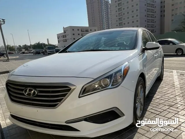 2017 Hyundai Sonata, White color, American specs in Good condition, 162,000 KM