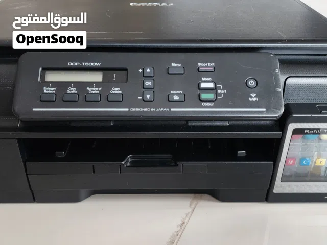 طابعة Brother DCP-T500W ملونة (نظام تانك موفر جداً).