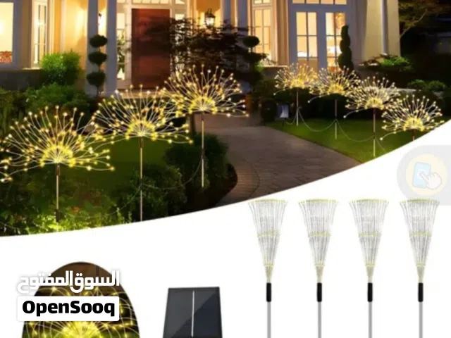 انارة حديقة مصابيح الالعاب النارية الشمسيه للحدائق