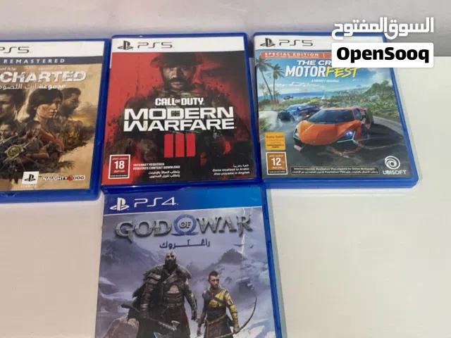 للبيع ألعاب PS5 + PS4 بحالة ممتازة  شريط سوني