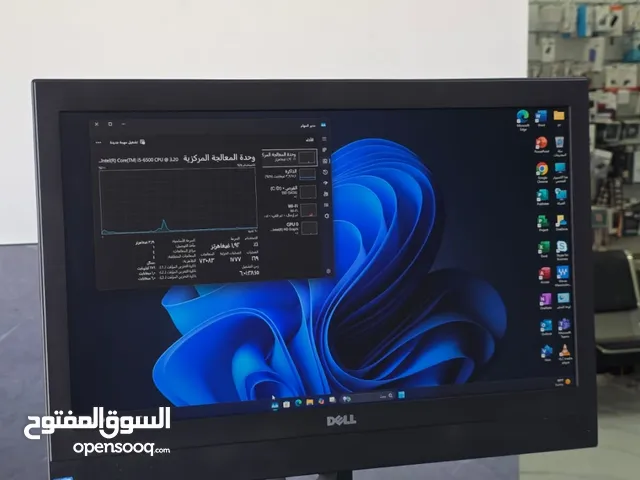 كمبيوتر مدمج مع الشاشه all in one Core i5 Ram 16GB 512GB 24inch