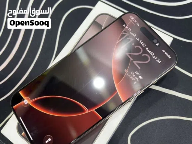 أيفون 16 بروماكس محلي شبه جديد إستخدام أيام معدودة للبيع او للتبديل ب17 بروماكس .