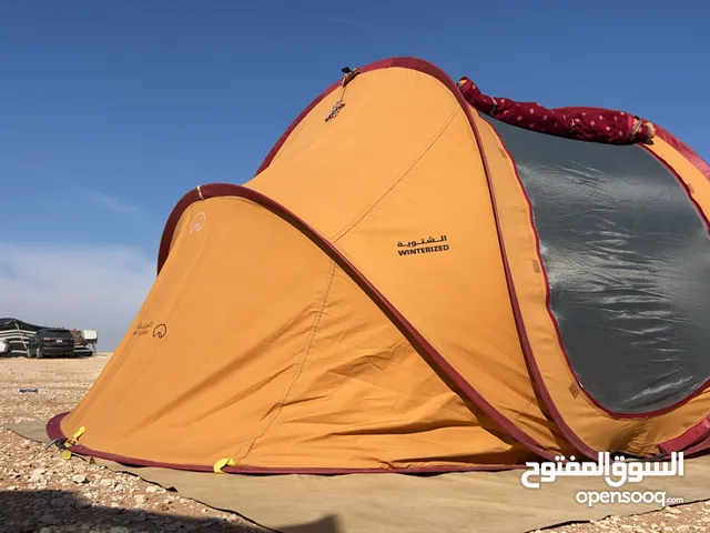 خيمة ديسكفري مقاس 3*3 + خيمة المبيت الشتوية من القاضي 3*2