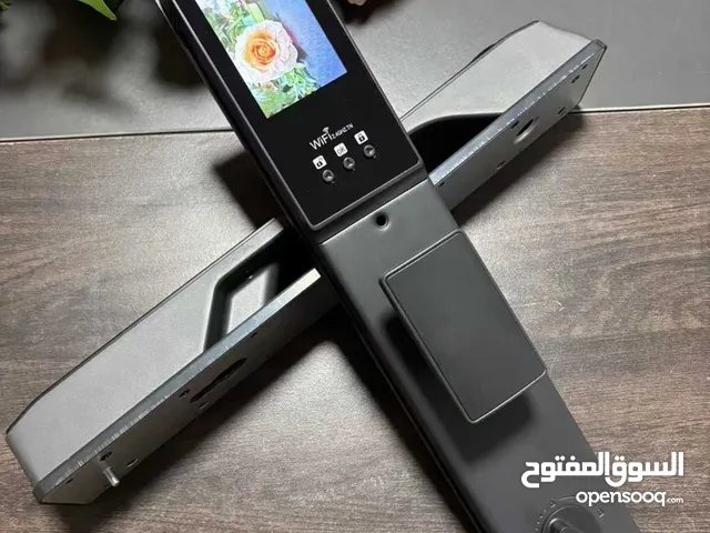 احدث قفل ذكي ببصمة الوجهة3D والاصبع والكرت وبالجوال عن بعد –كاميرا صوت وصورة أمان متكامل ليلي نهارري