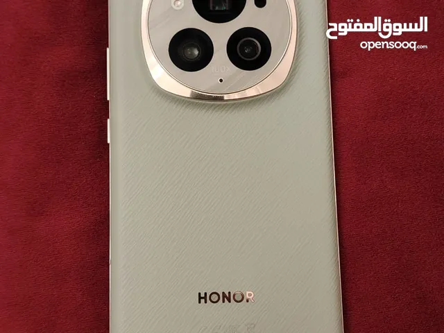 هاتف honor magic 6 pro شبه جديد بحالة الوكالة - استخدام شهرين فقط معاه جميع اغراضو