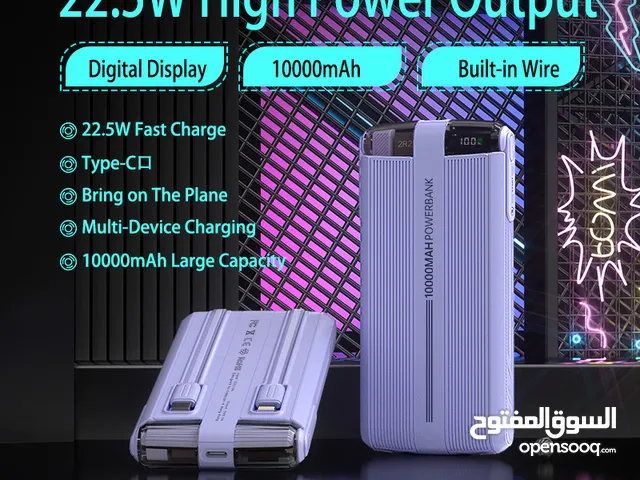 فرصة - باور بانك – مع شاشة رقمية و10000mAh بسعر الجملة