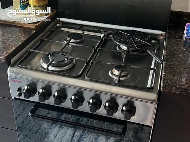 Gas stove with oven