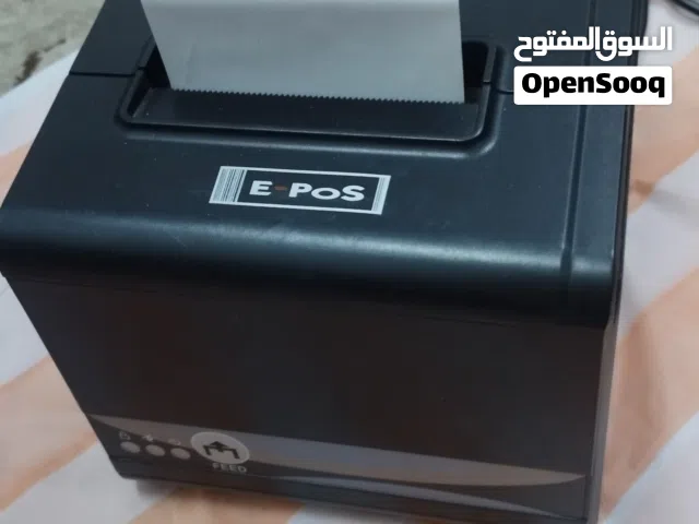 طابعة رول E pos لجميع محلات البيع والمشاريع والصيدليات بحالة ممتازه