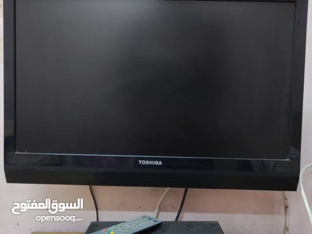 شاشة Toshiba power tv العربي 24 بوصة و معاها ريسيفر dream 2100