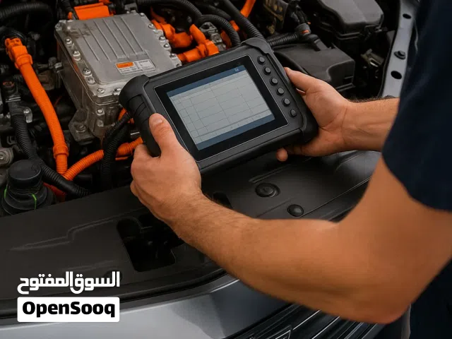 فحص اعطال وتحديث جميع أنواع السيارات  لحد سنه 2026 و بيع قطع سيارات جديده