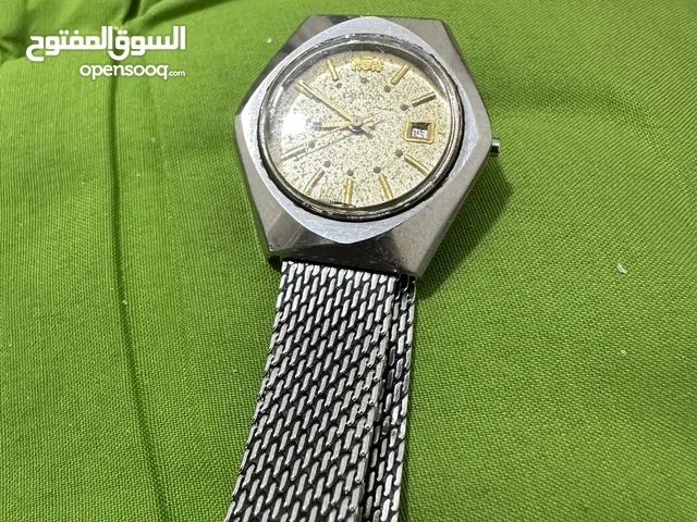 ساعة اورانيت حريمي عقارب استيك فضي