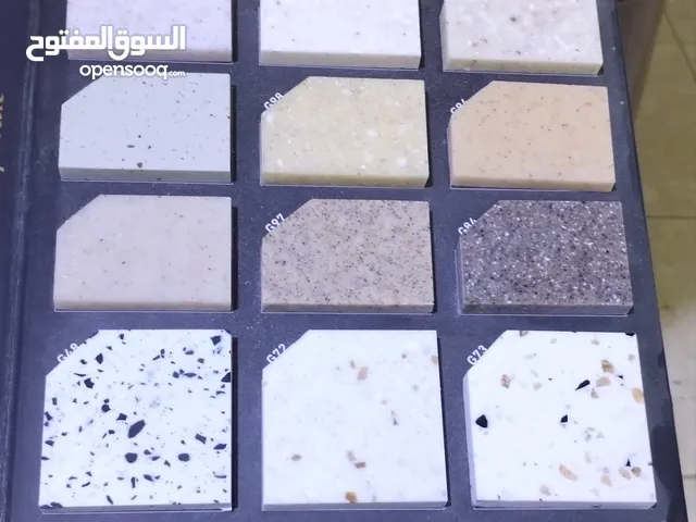 تفصيل رخام صناعي وطبيعي للكونترات المحلات التجاريه والمطاعم رخام صناعي كروين