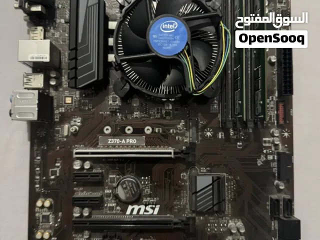 Msi Z370-A pro motherboard + i5-8600k + 16GBs of DDR4 RAM (2400 MHz) for sale