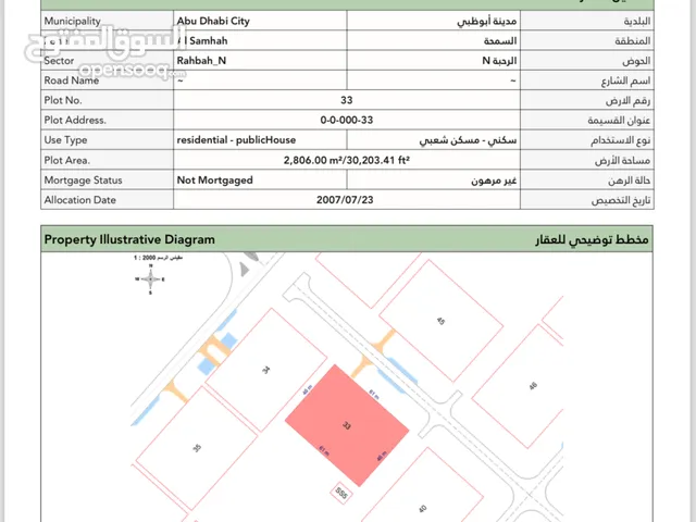 Residential Land for Sale in Abu Dhabi Al Rahba