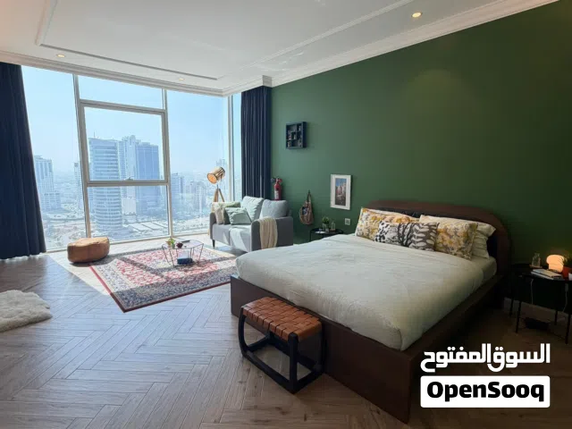 للإيجار استيديو راقي في صاحيه السيف مقابل الستي سنتر برج سيف أفنيو بسعر 360