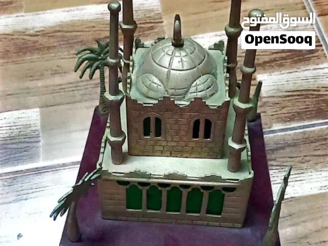 صنيه نحاس مع برق نحاس وفناجين