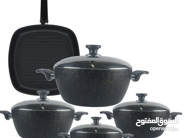 طقم جرانيت اكتيف 9 قطعه تركي