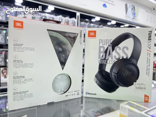 HeadSet JBL Tune 510bt سماعات جي بي ال الاصلية بكفالة خطية 3 شهور من المحل صوت رائع 3D