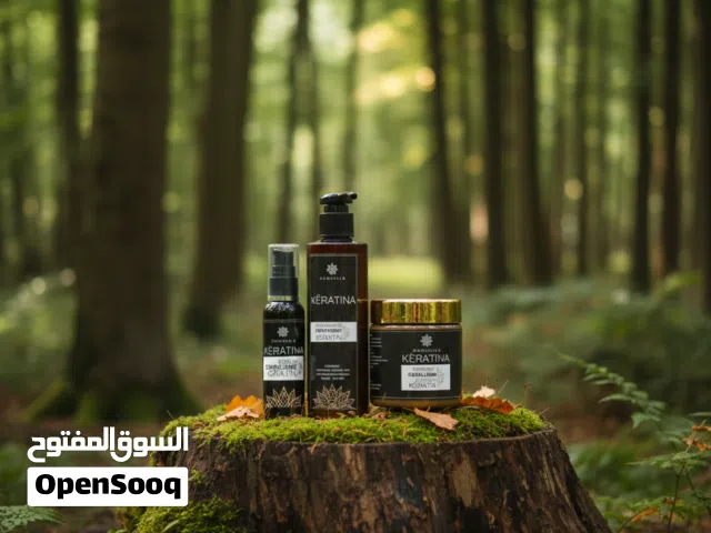 مجموعة كراتين لترطيب شعر
