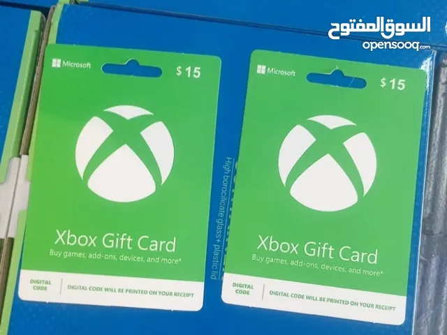 بيع بطاقات Xbox 15 $