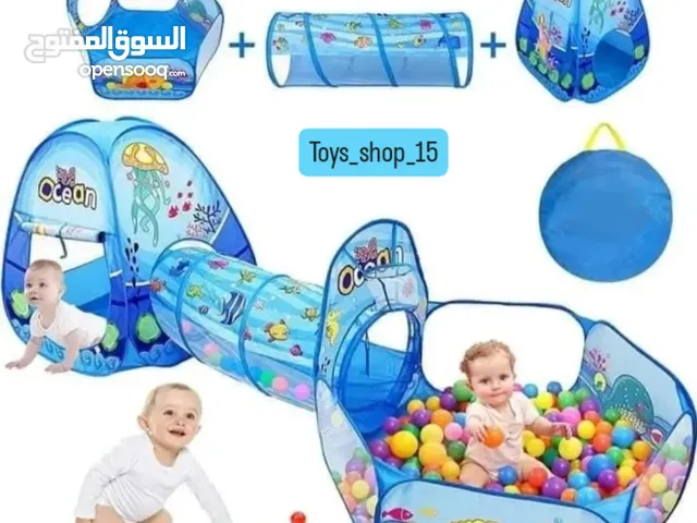 خيمة اطفال مع نفق و مسبح طابات عررررض خاااص وعروض لفتره محدوده توصيل مجاني وكيس طابات مجاناااااااااا