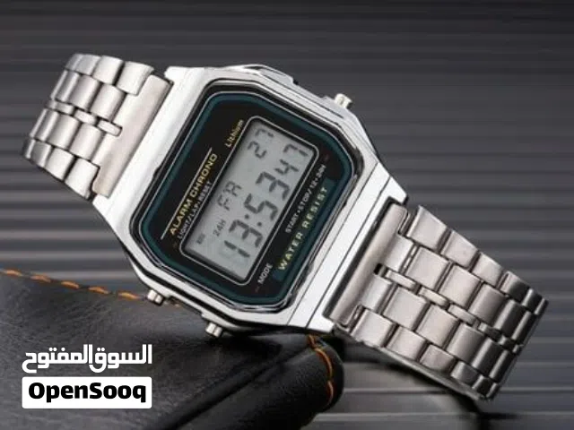 digital watch metal straps CASIO A159W for best price ever found