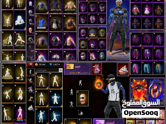 Free Fire Accounts and Characters for Sale in Cairo