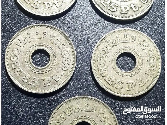 ربع جنيه مخروم مصري لهواه العملات