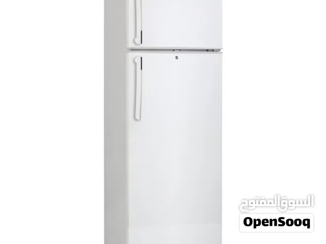 ثلاجة ماركة شونك جديدة غير مستعملة 13 قدم لون ابيض بابين