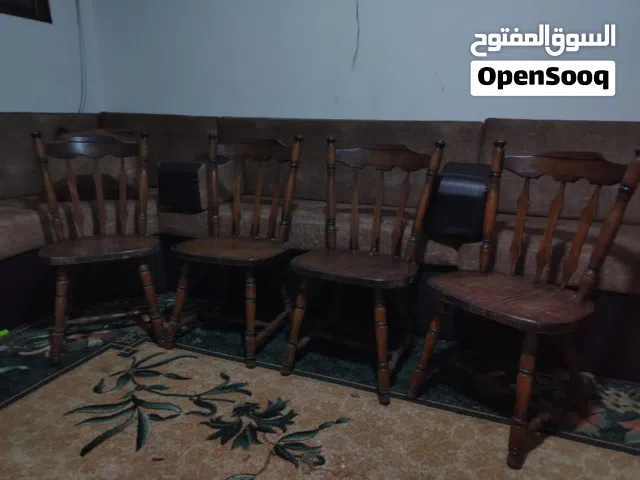 4 كراسي ارابيسك قديم خشب زان انتيكا للبيع