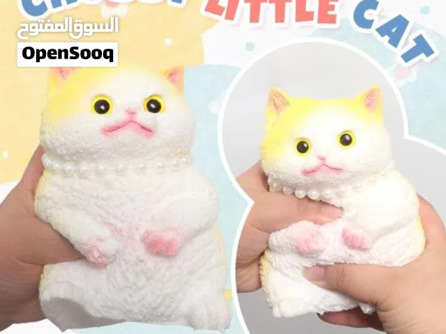 مجسم شكل قطه جل هلامي سلايم وزن كيلو