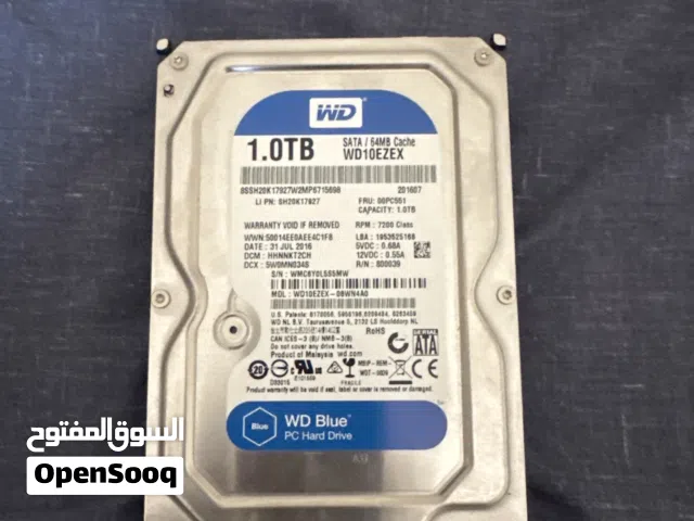 WD Blue 1TB Desktop Hard Drive – 100% Health – Fully Tested