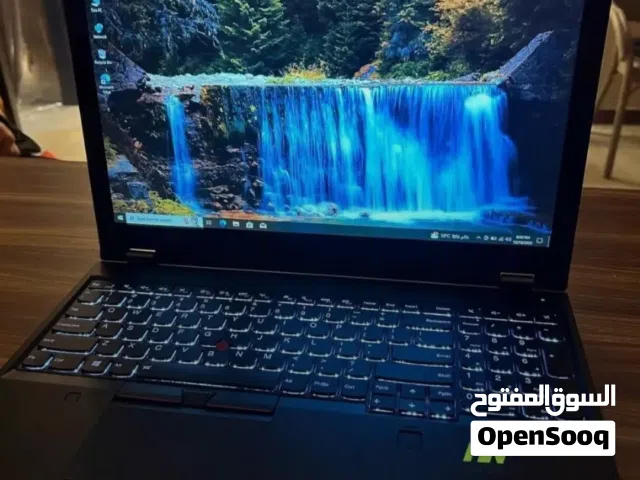 Lenovo ThinkPad p50 هارد 512ssd رام 16  المعالج كور i7 مع كرت شاشه منفصل 4 جهاز نضيف كررت ضمان شهر