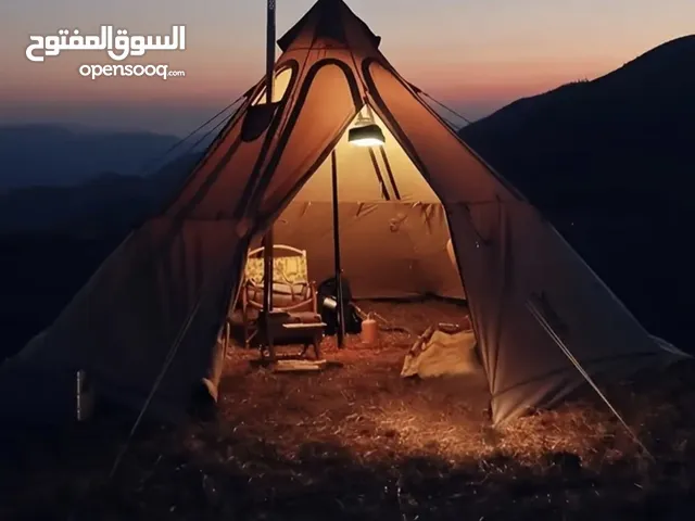 مصباح تخييم شمسي LED