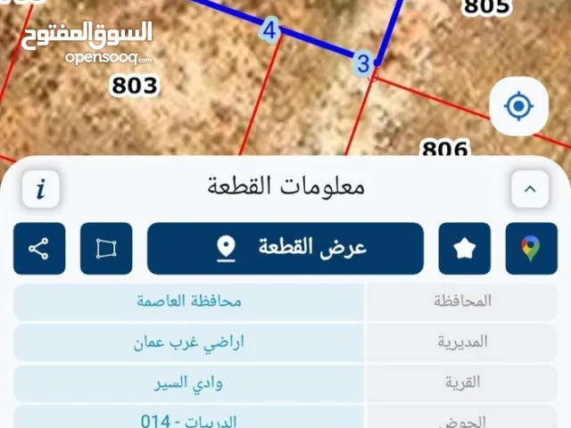 Residential Land for Sale in Amman Abu Al-Sous