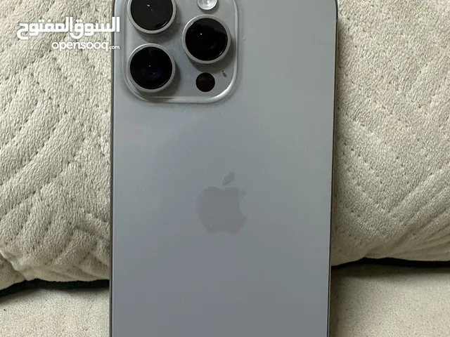 iPhone 15 pro max 265 Titanium  Battery 94  الجهاز وكاله كفالتو لسا شغاله معاه الكرتونه فقط الجهاز و