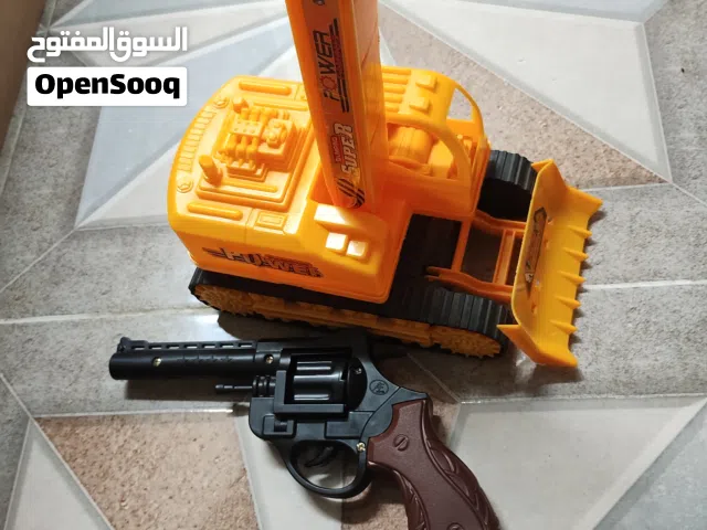Kids Toy Set for Sale – Excavator & Toy Gun – Good Condition Whatsapp Msgz Only