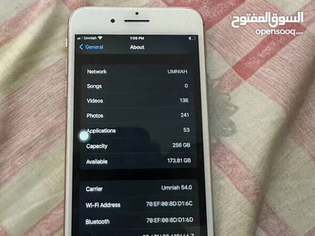 Apple iPhone 8 Plus 256 GB in Zarqa