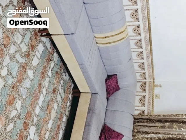 ديوان  ب5 قطع لون رصاصي شهر استخدام مرتب لغرف الاستقبال