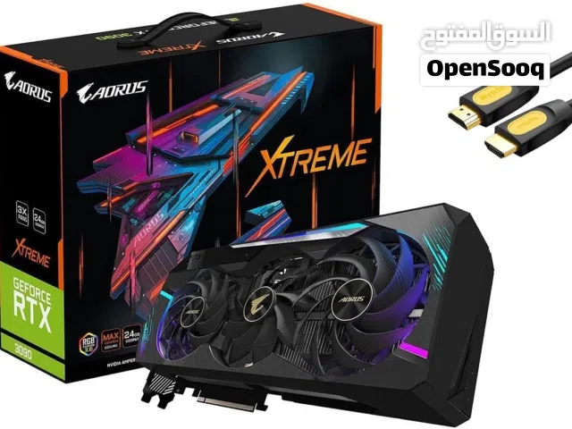 Gigabyte Aorus Extreme RTX 3090 24GB GDRR6X OC Edition Graphics Card For sale