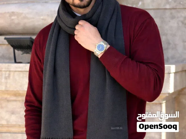 سكارف رجالي... مو مجرد قطعة، هو هيبة ستايل دفا ثابت يحميك من برد الشتاء وأناقة تفرض حضورك