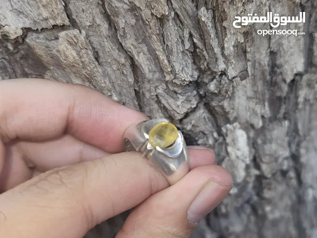 خاتم ياقوت اصفر