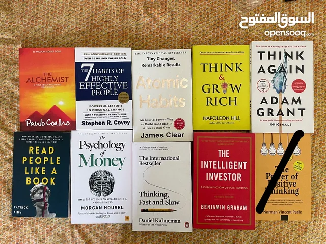 Assorted Books for Sale each 20-30 AED