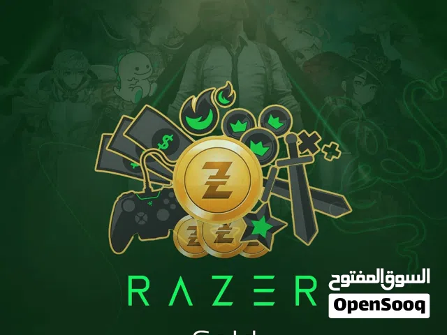 Razer Gold gaming card for Sale in Mafraq