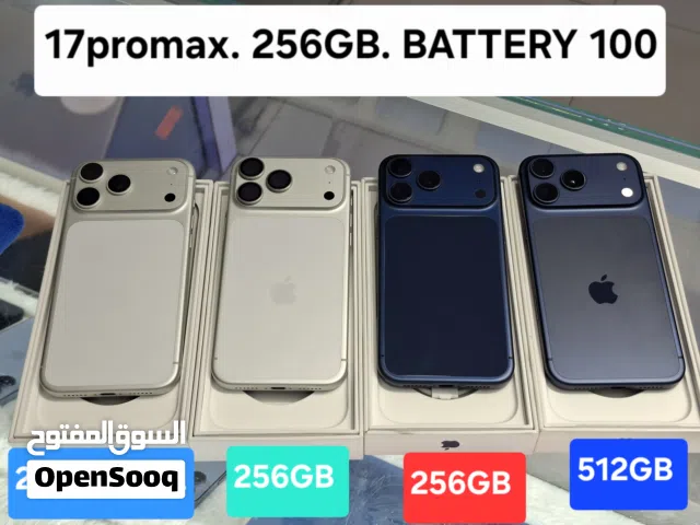 .. ابيض و ازرق 17.promax.  مستعمل حالة الجديد