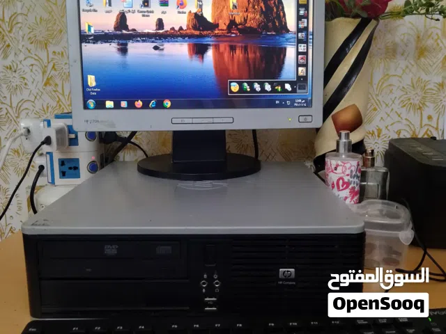 hp compac dc5800 pc and canon printer كومبيوتر اتش بي وطابعه كانون