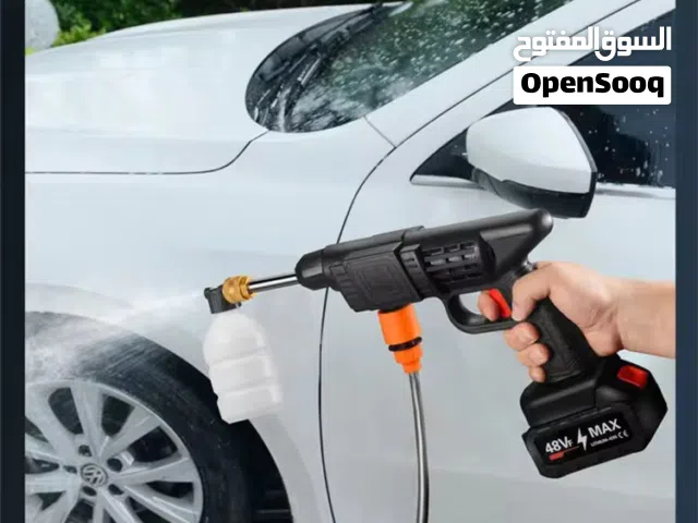 جهاز غسيل السيارات مع بطارية اضافية هدية