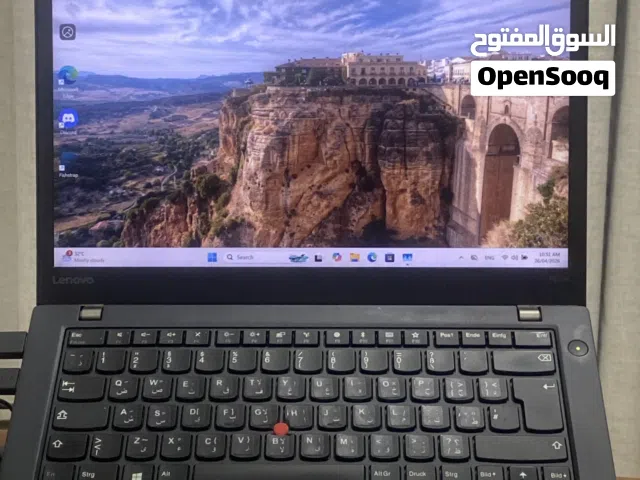 لابتوب لينوفو i7 ومواوس ريزر و كيبورد Ducky